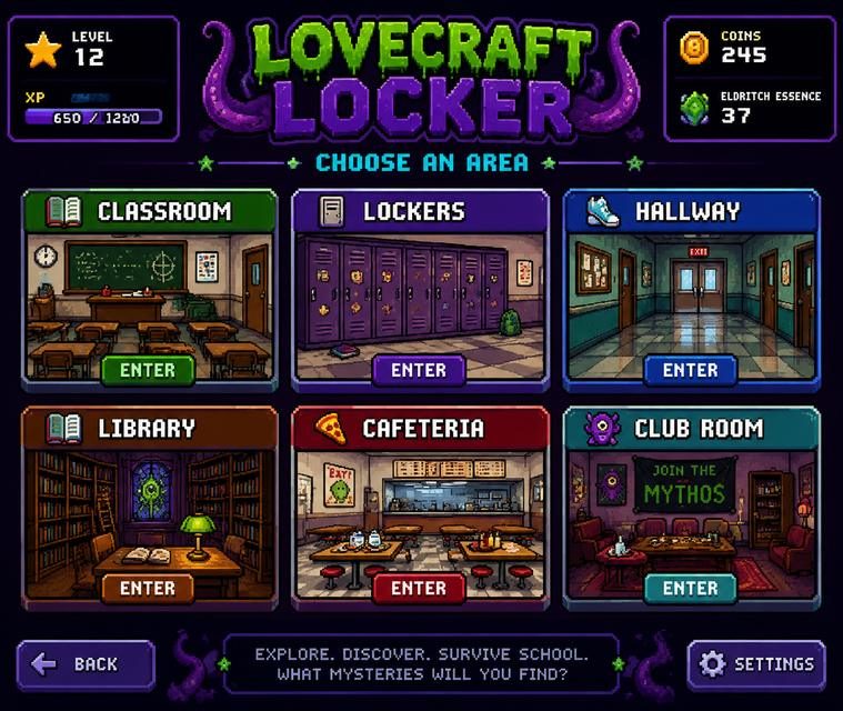 Lovecraft Locker 角色路线 页面配图 2